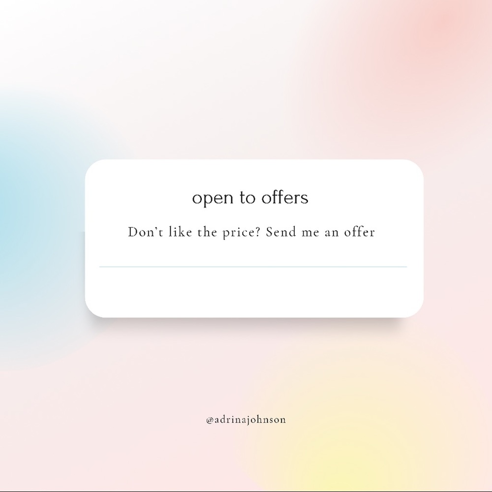 Open to Offers